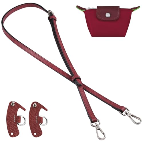 Image of Jiesinlov Leather Bag Shoulder Strap Replacement Crossbody Adjustable Conversion Kit Fit for Mini Pouch
