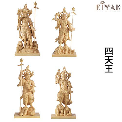 Amazon｜仏像 RIYAK 四天王 BASIC ◇4体セット ◇高さ 12cm ◇幅 5.8cm