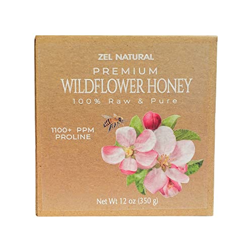 Premium Munzur Wildflower Honey, 1100+ Ppm Proline, Genuine Munzur Honey, Straight From The Hives. 12 Oz, 12.0 Ounces, 1 #TOP3