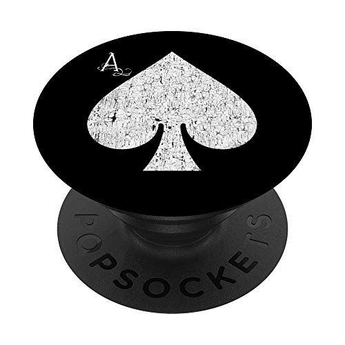 Ace of spades poker playing card popsockets popgrip: sw…
