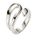 mit Fossil Geschenkbox FOSSIL JF85155040 Damen Ring Edelstahl 17