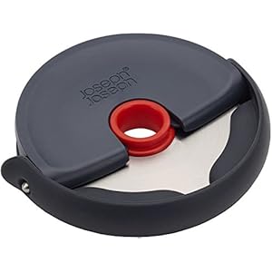 Joseph Joseph Disc Makkelijk Schoon Pizza Wiel, Grijs/Rood