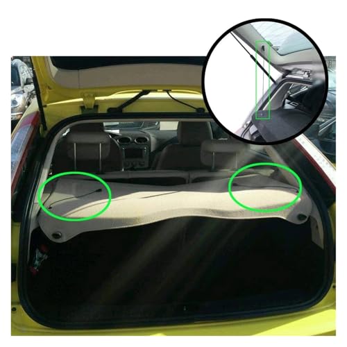 Clips de cuerdas para bandeja de carga trasera y correa de elevación Ford C-MAX 2004-2010 6