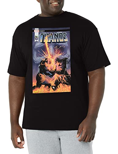 T-shirt Marvel Thanos noir en taille 3XL pour homme fan de l'univers comics