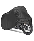 UBOG Motorcycle Cover,Scooter Cover,Bike Covers,Car Accessories Universal Motorbike Cover with Lock-Holes&Storage Bag,Motorcycle Cover Waterproof Outdoor All Season,Suitable for Various Motorcycles