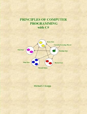 Principles of Computer Programming With C#: 9781430311669: Computer ...