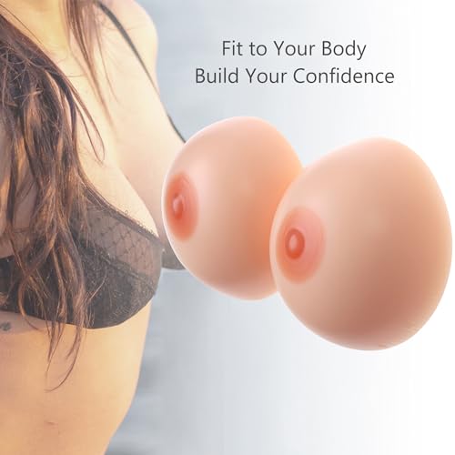 Silicone Breast Forms Fake Boobs Concave Prosthetic Breast for Crossdresser Transgender Mastectomy3