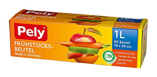 pely Frühstücks-Beutel, 1 Liter, 80 Beutel