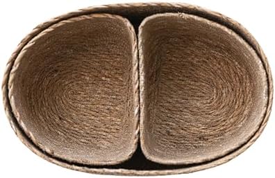 Creative Co-Op 3-Piece Hand-Woven Seagrass Nesting Baskets, Natur...