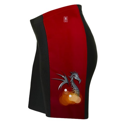 Calzas ciclistas para hombre ScudoPro Red Fire Dragon miniatura 1