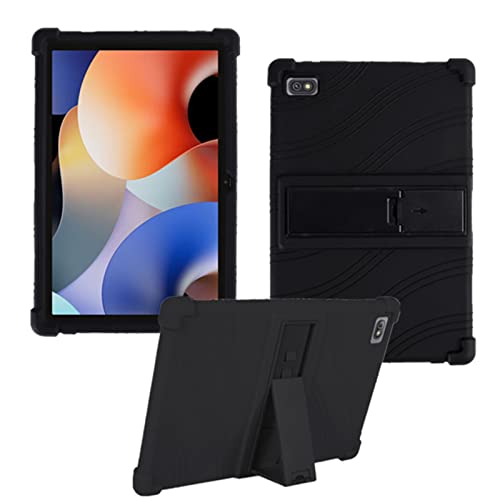 Hminsen Case For Blackview Tab 7 And Tab 7 Pro Tablet,Kids Friendly Silicone Cover For Blackview Oscal Pad 10 Tablet/Teclast P30S/M40 Plus/M40S/M40 Pro/P20S/P20Hd/P40Hd 10 Inch 2023 Tablet (Black) #TOP5