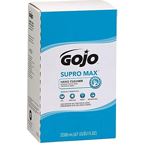GOJO SUPRO MAX Hand Cleaner, Citrus Scent, 2000 mL Heavy Duty Hand Cleaner Refill PRO TDX Push-Style Dispenser (Pack of 4) - 7272-04 Cover