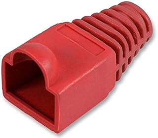Pro Power SH001 6.5 RED 50 - Botas de alivio de tensión, color rojo, 6,5 mm, 50 unidades