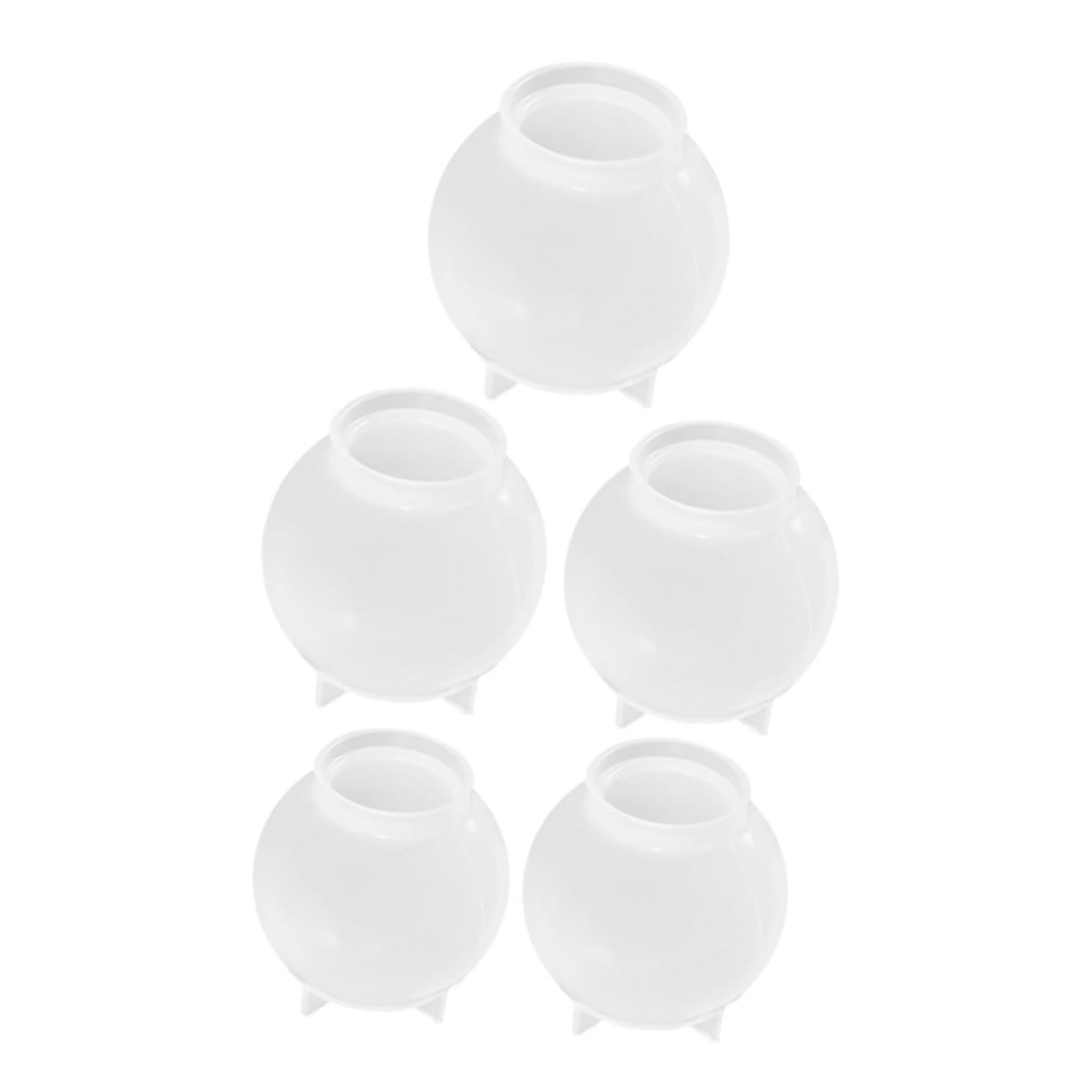 VILLCASE 15stücke Teiliges Silikon Ballform Für Dekorationen Kristallkugel Gießform Für Pflanzenpräsentationen Und Heimdeko Flexibel Und Einfach Zu Reinigen