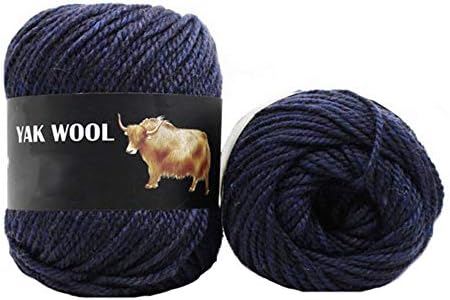 Clisil 300g Thick Yak Wool Yarn Warm Cashmere Thread Knitting Worsted Blended Crochet Yarn DIY Winter Sweater Scarf Gloves Yarn