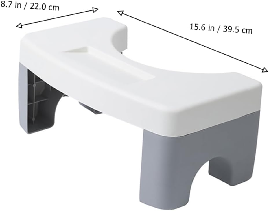 Cabilock Thicken Folding Toilet Stool for Boy Girl Practical Non-Slip Footstool for Bathroom Use Design for Potty Training and Comfortable Sitting