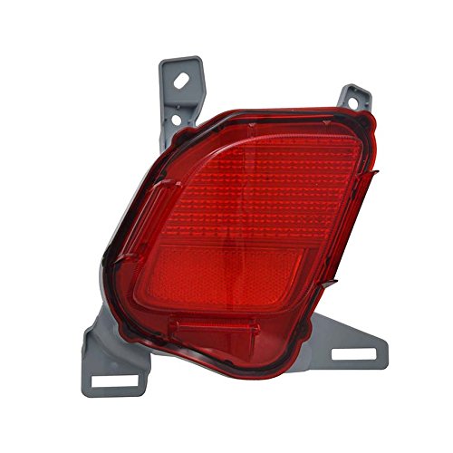 Rareelectrical New Left Reflector Light Compatible With Toyota Highlander 2014-2016 81490-0E020 814900E020 To1184108