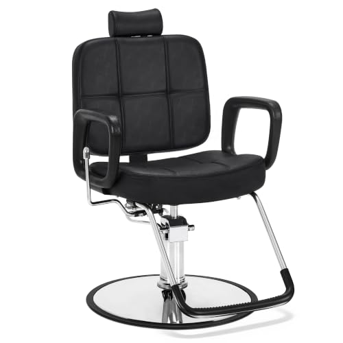 BarberPub Reclining Hydraulic Chair