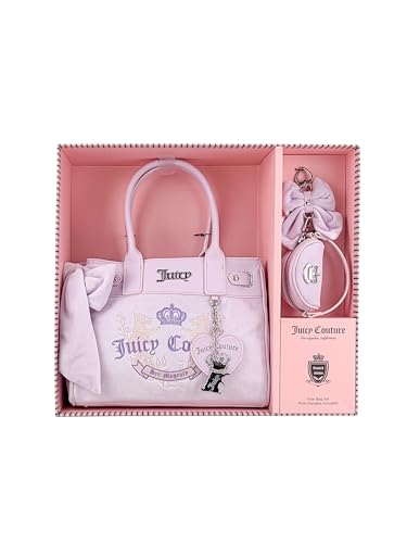 Juicy Couture Womens Heritage Tote Set, Stylish & Spacious Purse