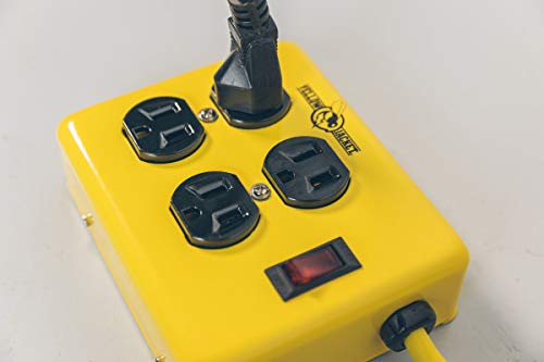 Yellow Jacket 2177N Metal Power Block With 4 Outlets And Lighted Switch thumb #4