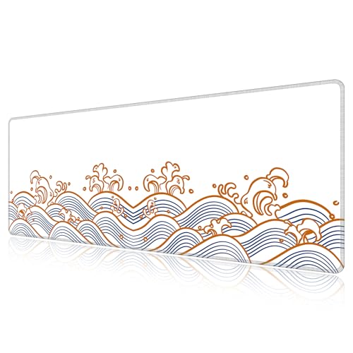Tapis de souris large XXL LL-COEUR protection bureau 1300x500mm grand confort de glisse
