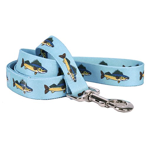 Image of Yellow Dog Design, Walleye Dog Leash, Extra Small 3 /8 inch x 60 inch (5 ft.)
