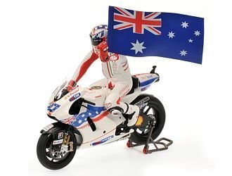 ミニチャンプス　1/12　ドゥカティ 　ストーナー 　フィギュア付 ミニチャンプス 1/12 ドゥカティ デスモセディチ GP09 2009 モト
