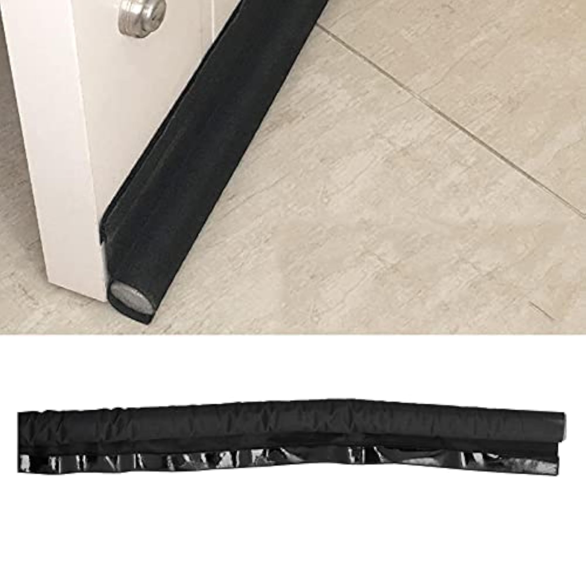 Door Draft Stopper, Flexible Bendable Design