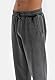 Dagi Men’s Smoke Regular Waist Double Leg Ribbed Washed Tracksuit, Smoke,XL