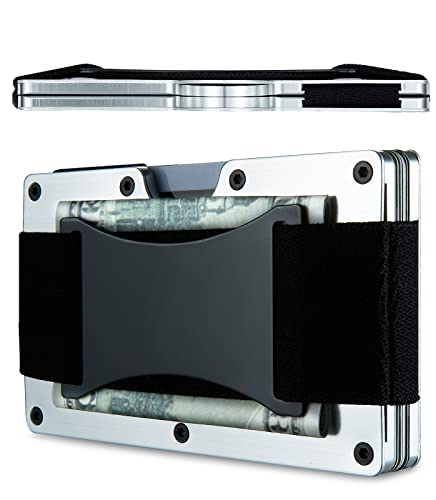 Rabdeis 30/0ff Slim Metal Wallet, Minimalist...