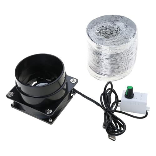DSBAOMA USB Adjustable Speed Soldering Absorber Fume Extractor Fan Filter High Fan Low Noise