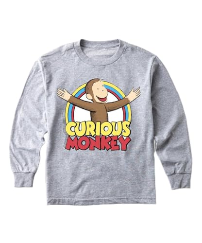 Curious George - Classic Cartoons - Curious George - Toddler & Youth Long Sleeve Graphic T-Shirt