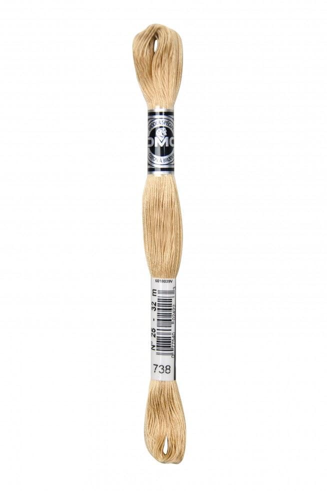 DMC Size 25 Coton A Broder Special Embroidery Thread - 739 Beige - Each — image 1