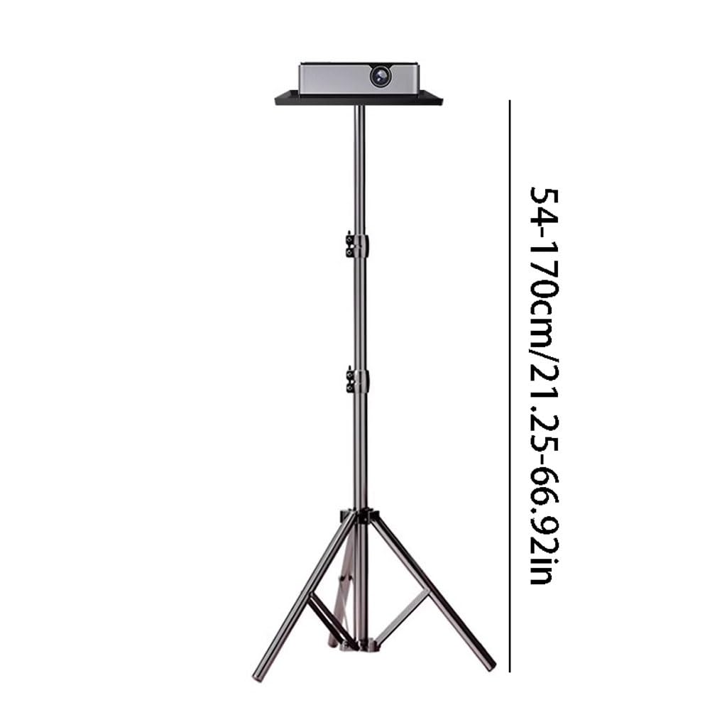NASTYA Soporte para Proyector Base de Escritorio, Abrazadera de Mesa, Soporte Perforado, ángulo de rotación de 360 ​​Grados, Estante Ajustable en Altura