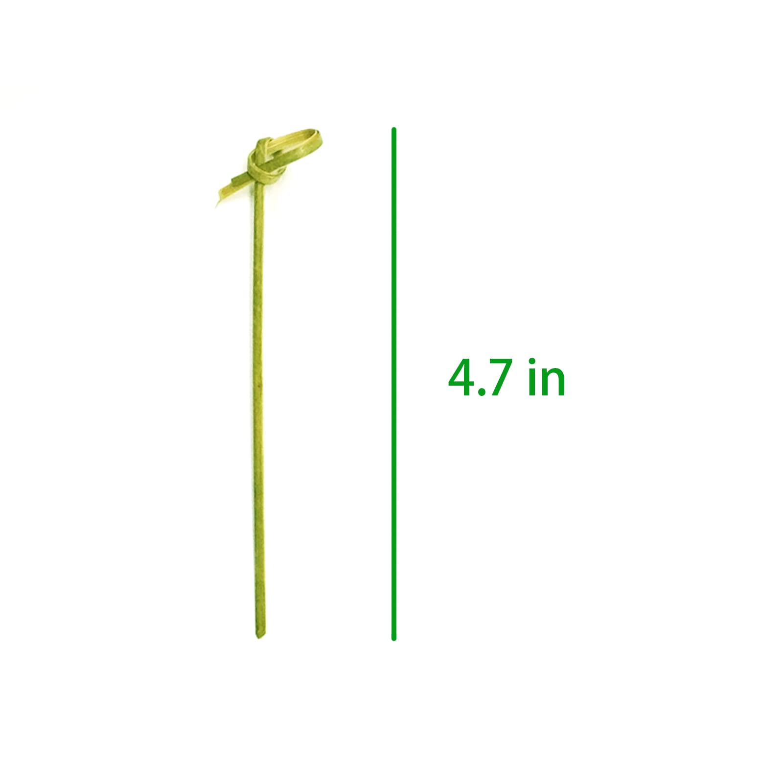 500 PCS Cocktail Picks, 4.7 Inch Cocktail Toothpicks Knot Skewers for Fruit, Cake, Barbecue Snacks, Appetizers Party Supplies