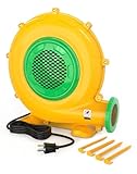 LZLXXLZL Bounce House Blower - 480W Inflatable Blower with Double Sided Fan Blade Design, Powerful and Portable Blower for Water Slide, Bouncy Castle, Jump House, Inflatable Arch, Indoor & Outdoor