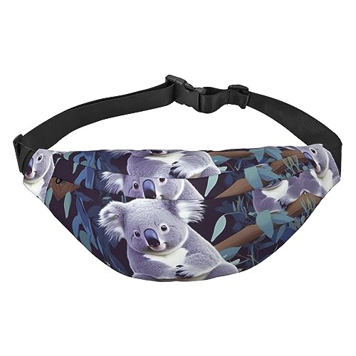 Sac banane koala mignon grand format pour voyage et running