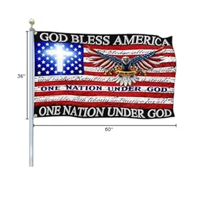 One Nation Under God Flag God Bless America Flag With Jesus Christ Christian Jesus American Flags for Outside 3x5 Double Sided Faith Over Fear Flag Patriotic House Yard Decorations Banner One Nation Under God Flag God Bless America Flag With Jesus Christ Christian Jesus American Flags for Outside 3×5 Double Sided Faith Over Fear Flag Patriotic House Yard Decorations Banner