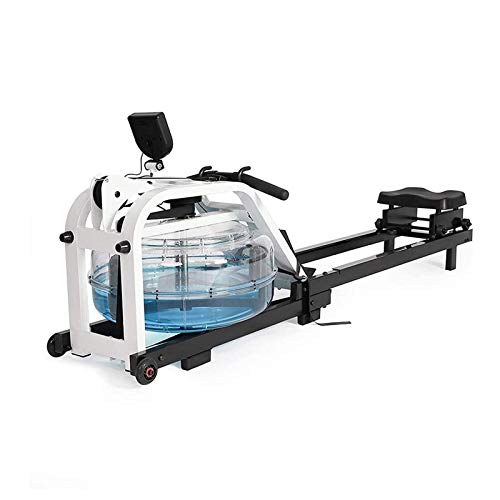 Image of Water Resistance Rowing Machine Home Use Simulate Underwater Sound Indoor Rower Foldable Rowing Machine with LCD Display Display Time Speed Distance Calories Etc