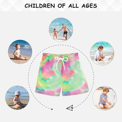 Boys Swim Trunks Tie Dye Color Toddler Swim Shorts Little Boys Bathing Suit Swimsuit Toddler Boy Swimwear 2T 202c16634
