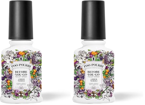 Image of Poo-Pourri Before-You-Go Toilet Spray, Amber Neroli, 2 oz,BB9491 (Pack of 2)