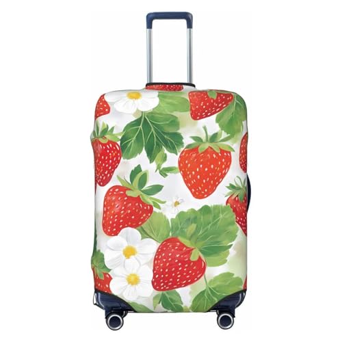 Strawberry Suitcase Cover Fashion Luggage Covers Anti-Scratch Elastic Lightweight Protector For Travel Outdoor X-Large