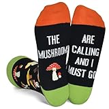 Novelty Mushrooom Socks Funny Mushroom Gifts Plant Gifts Food Gifts for Men Women Teens