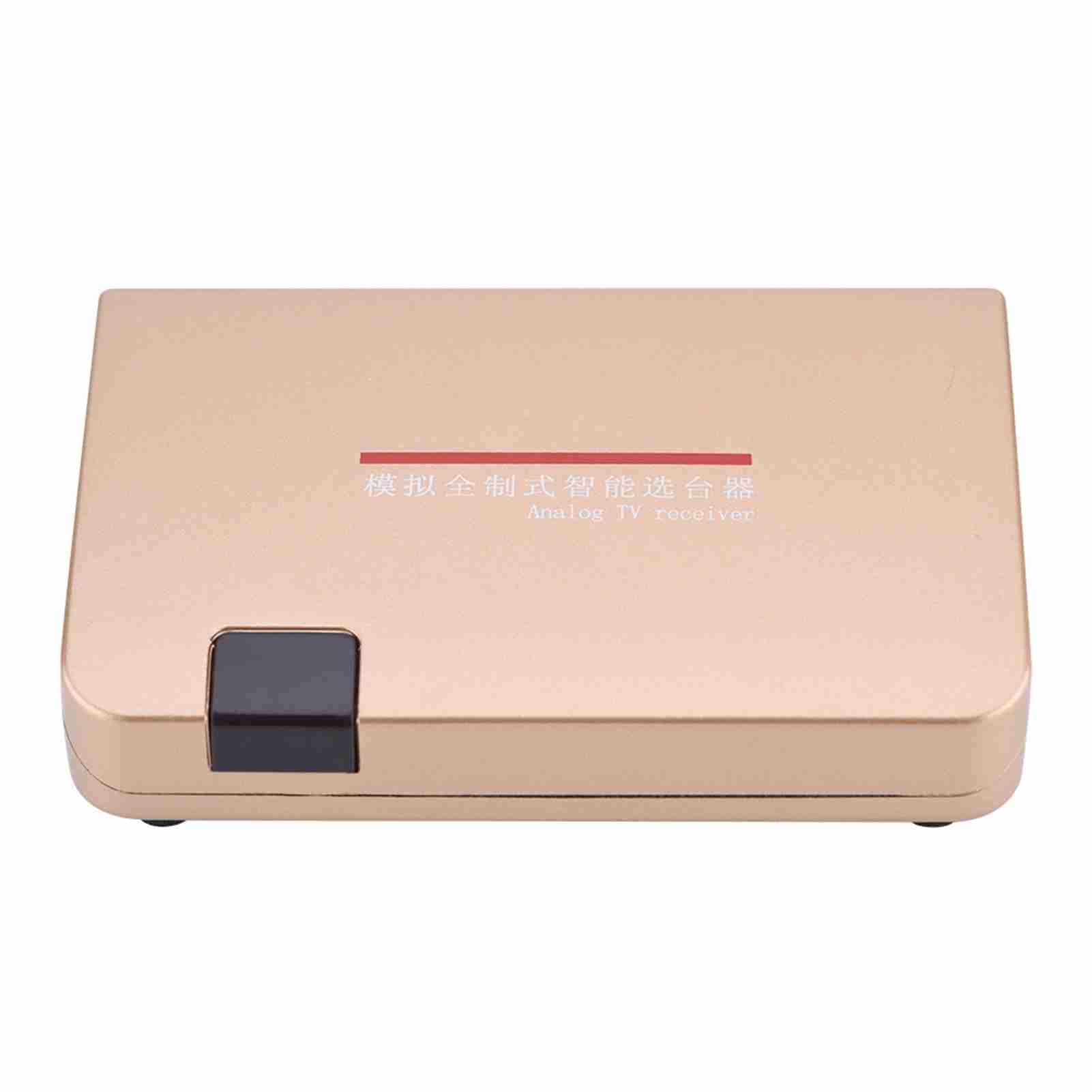 Convertisseur TV RF vers HDMI Récepteur TV Analogique, Adaptateur Convertisseur HDMI Télécommande, 100-240 V, pour Téléviseurs avec Port D'entrée HDMI, pour Projecteurs (Prise UE)