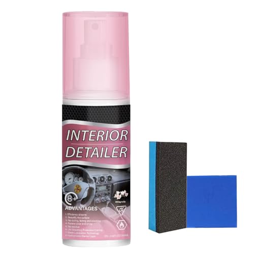 Car Interior Deep Cleaner for Rubber, Plastic, Leather Surfaces, All-Purpose Detailing Polish, Tire Cleaning Solution