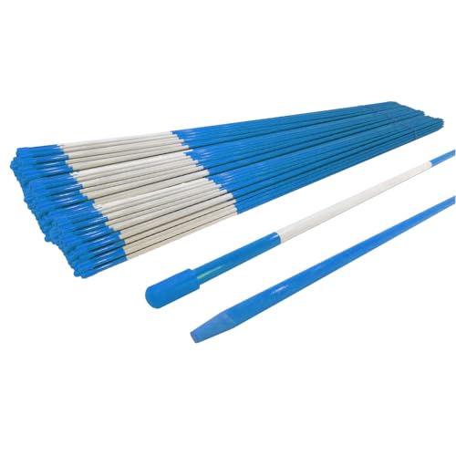 The ROP Shop | (Pack of 1000) Driveway Markers 48 inches, 5/16 inch, Blue with Reflective Tape