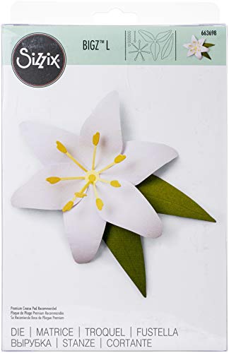 Sizzix Troquel Bigz L 663698 Lirio, multicolor, Talla única