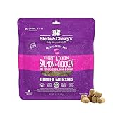 Stella & Chewy's Freeze-Dried Raw Cat Dinner Morsels - Premium Salmon & Chicken Recipe with 98% Wild-Caught & Cage-Free Protein - Natural Grain-Free Cat & Kitten Food - Made in USA - 3.5 oz