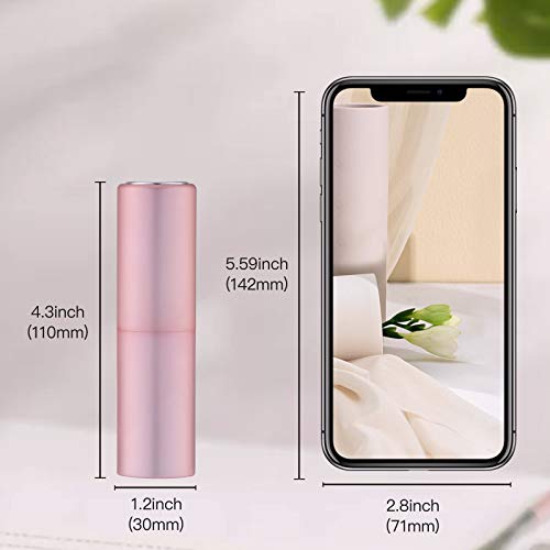 Toureal 20ML Vaporisateur Vide (3 Pièces) Atomiseur Parfum, Spray Flacon de Cologne, Pulverisateur Voyage (Argent, Rose, Noir) - Image 7