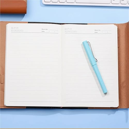 Carnet mot passe bloc-notes bleu de 200 pages pour journal intime